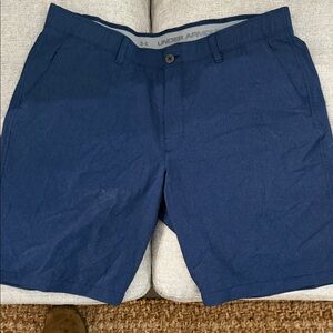 Under Armour Men's Navy Flat Front Shorts